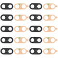 10 PCS Back Camera Lens for Motorola One Hyper, For Motorola One Hyper