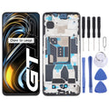 Original Super AMOLED Material LCD Screen and Digitizer Full Assembly with Frame for OPPO Realme GT 5G RMX2202, For OPPO Realme GT 5G (Original)