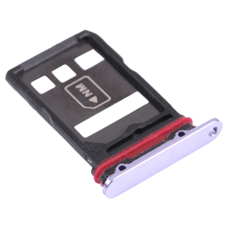 SIM Card Tray + NM Card Tray for Huawei Mate 30E Pro 5G, For Huawei Mate 30E Pro 5G, For Huawei Mate 30E Pro 5G(Dark Purple)
