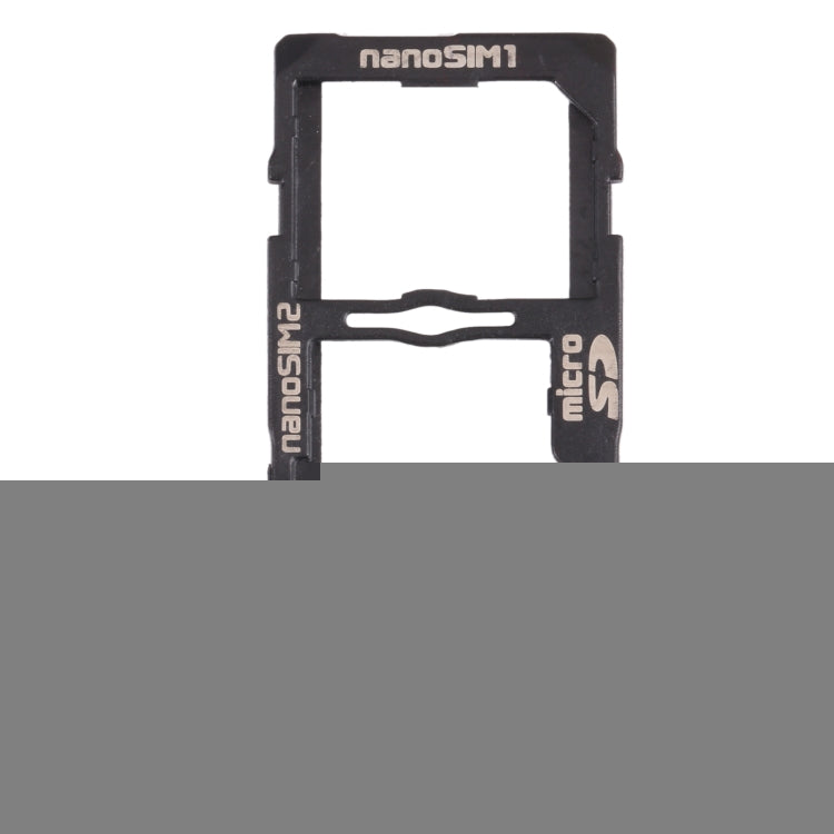 Nano SIM Card Tray + Nano SIM Card Tray / Micro SD Card Tray for LG G8S ThinQ LMG810, LM-G810, LMG810EAW, For LG G8S ThinQ