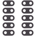 10 PCS Back Camera Lens for LG K30 (2019) LM-X320EMW, LMX320EMW, LMX320ZMW, LM-X320ZMW, For LG K30 (2019)