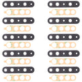 10 PCS Back Camera Lens for LG K61 LMQ630EAW, LM-Q630EAW, LM-Q630, For LG K61