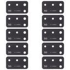 For OPPO A55 5G PEMM00, PEMM20, PEMT00, PEMT20 10pcs Back Camera Lens, For OPPO A55 5G