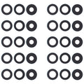 For OPPO Reno4 4G / Reno4 5G 10pcs Back Camera Lens, For OPPO Reno4 4G / Reno4 5G