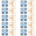 For OPPO Realme C25Y RMX3265, RMX3268 10pcs Back Camera Lens, For OPPO Realme C25Y