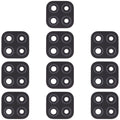 10 PCS Back Camera Lens for Xiaomi Redmi 9C / Redmi 9 (India) / Redmi 9C NFC / Poco C3, For Xiaomi Redmi 9C / Redmi 9 (India) / Redmi 9C NFC / Poco C3