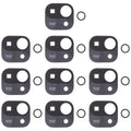 10 PCS Back Camera Lens for Xiaomi Mi 11 Pro M2102K1AC, For Xiaomi Mi 11 Pro