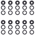 For OPPO Reno6 4G / Reno6 5G / Reno6 Z 10pcs Back Camera Lens, For OPPO Reno6 4G / Reno6 5G / Reno6 Z