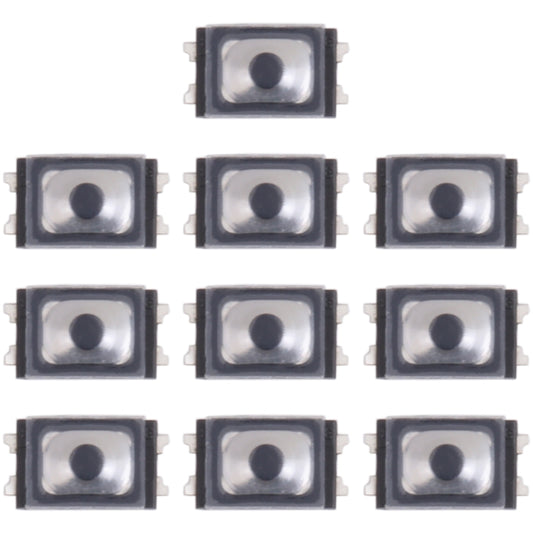 10 PCS 2.5 x 2MM Switch Button Micro SMD For Huawei / vivo / OPPO / Xiaomi, 2.5 x 2MM