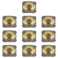 10 PCS 2.8 x 2.4MM Switch Button Micro SMD For Huawei / Coolpad / Honor, 2.8 x 2.4MM