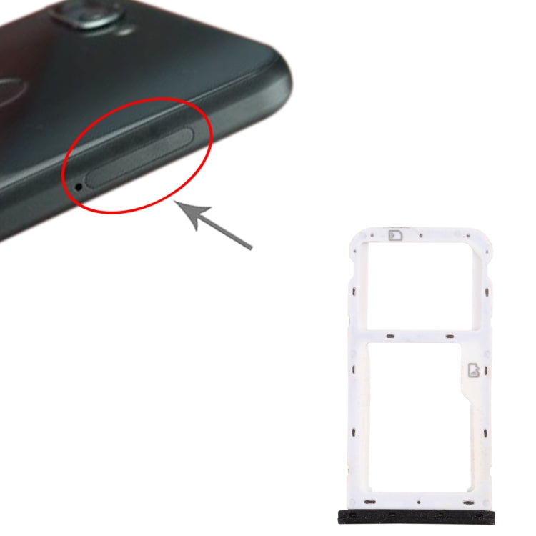 SIM Card Tray + SIM Card Tray / Micro SD Card Tray for ZTE Blade V9 Vita, For ZTE Blade V9 Vita