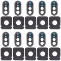 10 PCS Back Camera Lens for Sony Xperia X Compact, For Sony Xperia X Compact