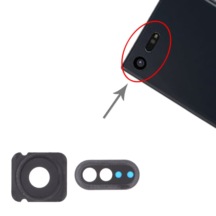 10 PCS Back Camera Lens for Sony Xperia X Compact, For Sony Xperia X Compact