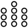 10 PCS Back Camera Lens for Sony Xperia XZ2 Compact / Xperia XZ2 / Xperia XZ3, For Sony Xperia XZ2 Compact