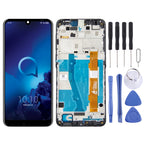 LCD Screen and Digitizer Full Assembly with Frame for Alcatel 3 / 3L 2019 OT-5053 5053K, For Alcatel 3 / 3L 2019