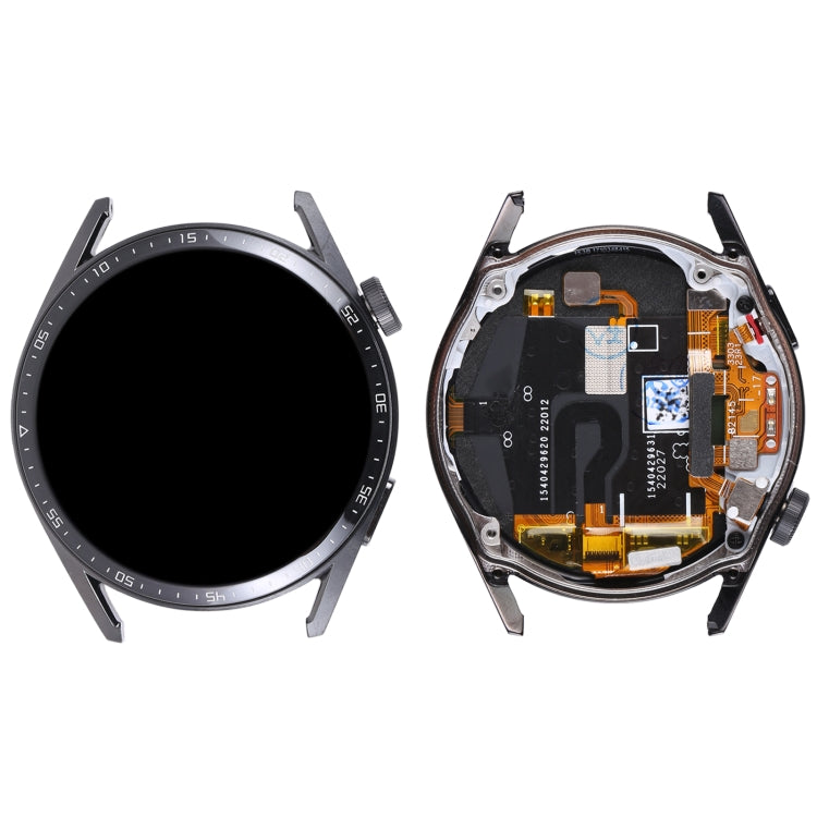 For Huawei Watch GT 3 46mm Single Cable Edition Original LCD Screen Digitizer Full Assembly With Frame, For Huawei Watch GT 3 46mm Single Cable Edition (Black), For Huawei Watch GT 3 46mm Single Cable Edition (Silver)