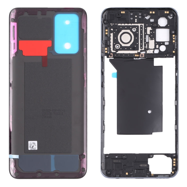 For OPPO Realme GT Neo RMX3031 Middle Frame Bezel Plate + Battery Back Cover, For OPPO Realme GT Neo (Black), For OPPO Realme GT Neo (Silver)
