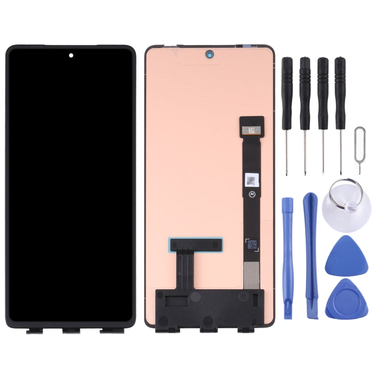 Original OLED Material  LCD Screen and Digitizer Full Assembly For Motorola Edge X30, For Motorola Edge X30(Original)