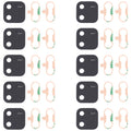10 PCS Back Camera Lens For Xiaomi Redmi 10A 220233L2C, For Xiaomi Redmi 10A