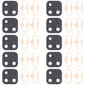10 PCS Back Camera Lens For Xiaomi Redmi 10C/Redmi 10 India/Redmi 10 Power/Poco C40, For Xiaomi Redmi 10C/Redmi 10 India/Redmi 10 Power/Poco C40