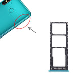 For Infinix S5 X652 SIM Card Tray + SIM Card Tray + Micro SD Card Tray, For Infinix S5