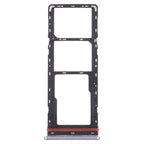 For Tecno Spark 7 KF6 SIM Card Tray + SIM Card Tray + Micro SD Card Tray, For Tecno Spark 7