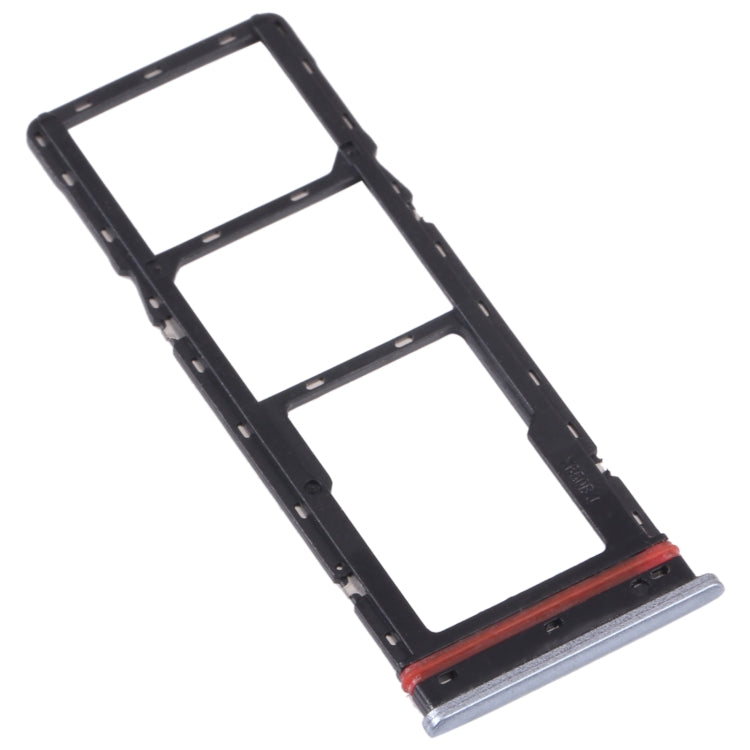 For Tecno Camon 17 CG6 CG6J SIM Card Tray + SIM Card Tray + Micro SD Card Tray, For Tecno Camon 17