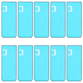 10 PCS Original Back Housing Cover Adhesive for Sony Xperia 5 III, For Sony Xperia 5 III