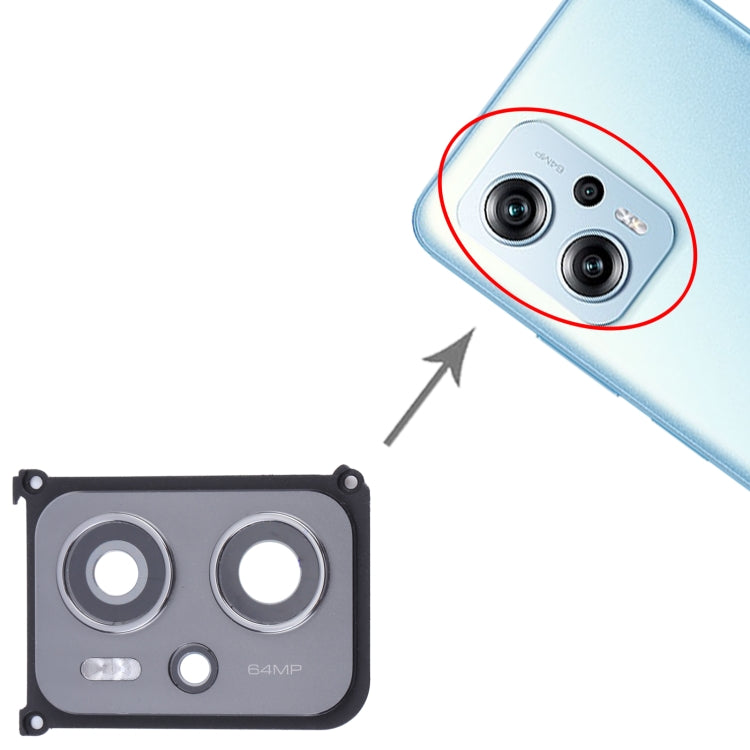 Back Camera Lens Frame for Xiaomi Redmi Note 11T Pro / Note 11T Pro+ / Poco X4 GT, For Xiaomi Redmi Note 11T Pro / Note 11T Pro+ / Poco X4 GT