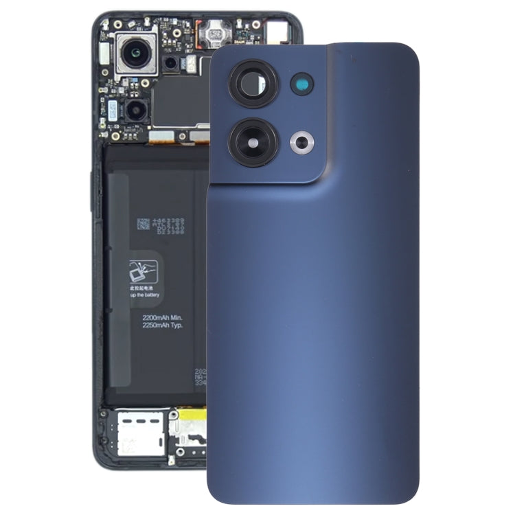 For OPPO Reno8 Original Battery Back Cover with Camera Lens Frame, For OPPO Reno8