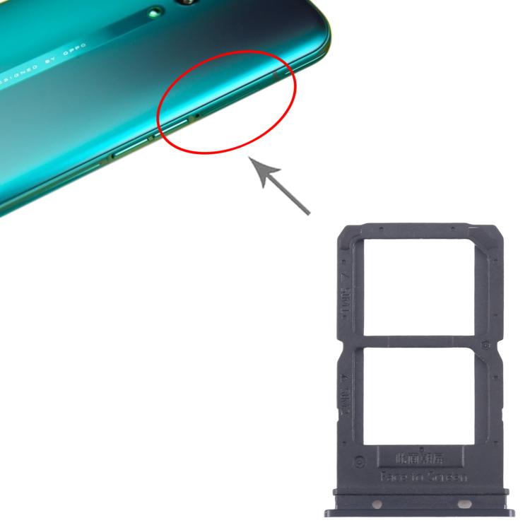 For OPPO Reno SIM Card Tray + SIM / Micro SD Card Tray, For OPPO Reno