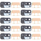10 PCS Back Camera Lens for Xiaomi Redmi Note 10T 5G, For Xiaomi Redmi Note 10T 5G