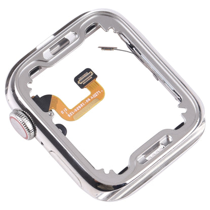 For Apple Watch Series 6 40mm Stainless Steel Middle Frame Bezel Plate with Loudspeaker / Power / Rotating Shaft Flex Cable, Series 6 40mm