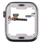 For Apple Watch Series 7 45mm Stainless Steel Middle Frame Bezel Plate with Loudspeaker / Power / Rotating Shaft Flex Cable, Series 7 45mm