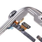 For Apple Watch Series 7 45mm Stainless Steel Middle Frame Bezel Plate with Loudspeaker / Power / Rotating Shaft Flex Cable, Series 7 45mm