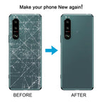 For Sony Xperia 5 III Original Battery Back Cover with Camera Lens Frame, For Sony Xperia 5 III