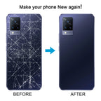 For vivo V21 Original Battery Back Cover with Camera Lens Frame, For vivo V21(Original)