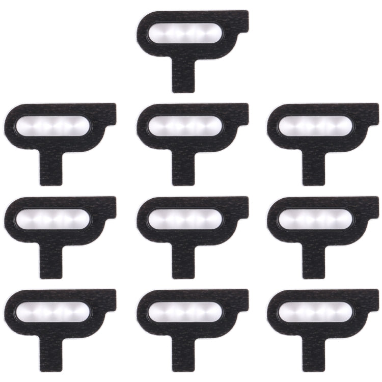 For vivo X90 Pro+ 10pcs Flashlight Covers, For vivo X90 Pro+ (Black), For vivo X90 Pro+