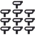 For vivo X90 Pro+ 10pcs Flashlight Covers, For vivo X90 Pro+ (Black), For vivo X90 Pro+