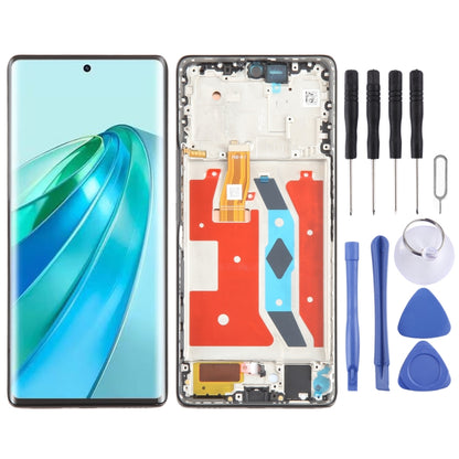 For Honor X9A Original LCD Screen Digitizer Full Assembly with Frame, For Honor X9A, For Honor X9A(Original)