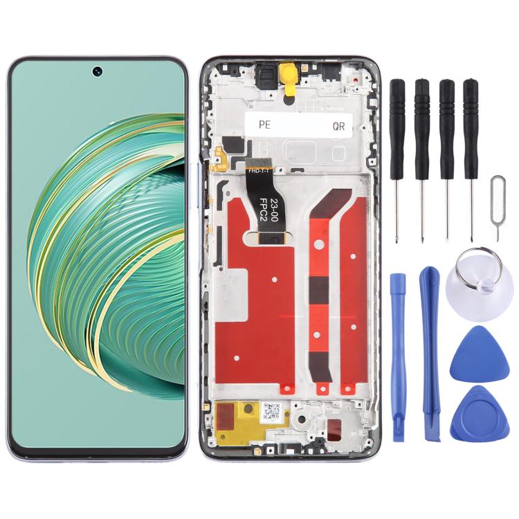 For Huawei Nova 10z Original LCD Screen Digitizer Full Assembly with Frame, For Huawei Nova 10z