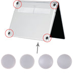 For Microsoft Surface Laptop 1 / 2 1769 13.5 inch  4 in 1 Bottom Case Rubber Mats, For Microsoft Surface Laptop 1 / 2
