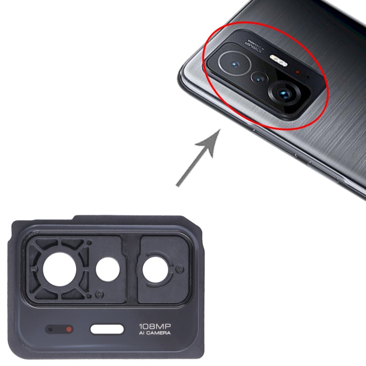 Original Back Camera Lens Frame for Xiaomi 11T, For Xiaomi 11T