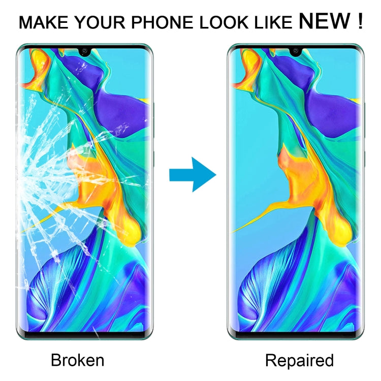 For Huawei P30 Pro Original Front Screen Outer Glass Lens with OCA Optically Clear Adhesive, For Huawei P30 Pro