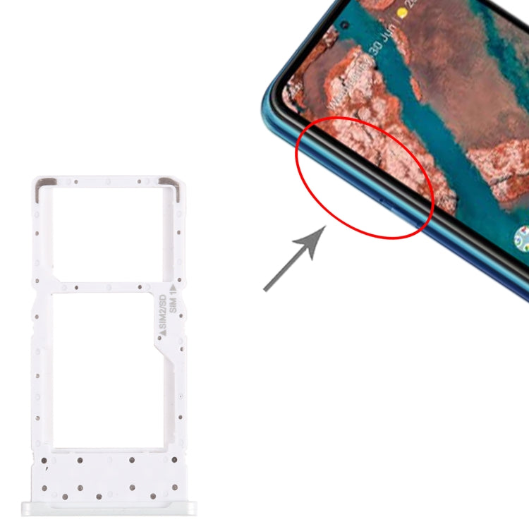 For Nokia X20 Original SIM + SIM / Micro SD Card Tray, For Nokia X20