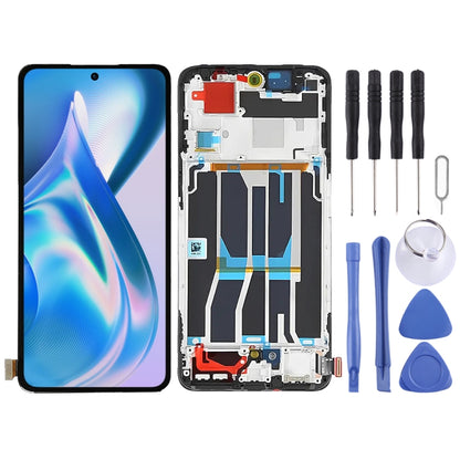 For OnePlus Ace PGKM10 LCD Screen Digitizer Full Assembly with Frame, For OnePlus Ace