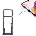 For Xiaomi Poco C55 SIM Card Tray + SIM Card Tray + Micro SD Card Tray, For Xiaomi Poco C55