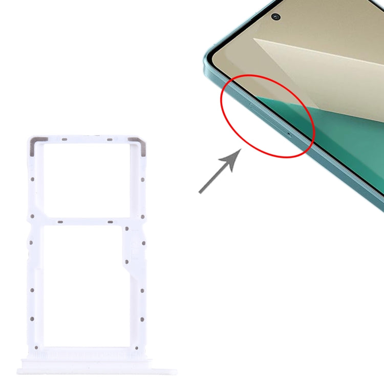 For Xiaomi Note 13 SIM Card Tray + SIM / Micro SD Card Tray, For Xiaomi Redmi Note 13 5G