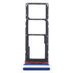 For Tecno Pop 5 LTE SIM Card Tray + SIM Card Tray + Micro SD Card Tray, For Tecno Pop 5 LTE, For Tecno Pop 5 LTE (Baby Blue)
