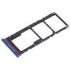 For Tecno Pop 5 Pro SIM Card Tray + SIM Card Tray + Micro SD Card Tray, For Tecno Pop 5 Pro
